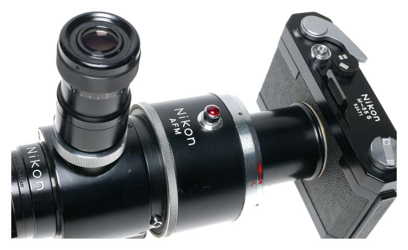 Nikon M-35S AFM Microscope Camera Automatic Microflex Unit