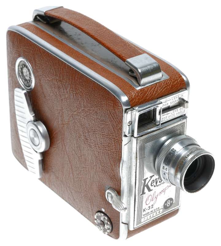 Keystone Olympic K-32 8mm Cine Movie Camera Elgeet f:2.5