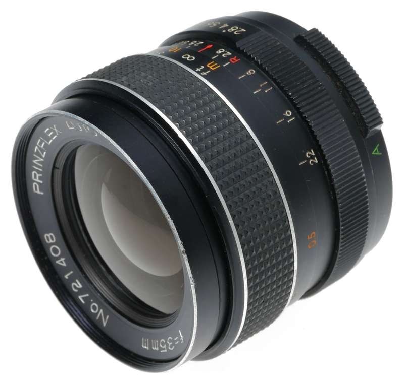 Prinzflex Auto Reflex 1:2.8 f=35mm Pentacon Praktica IV-F Lens M42