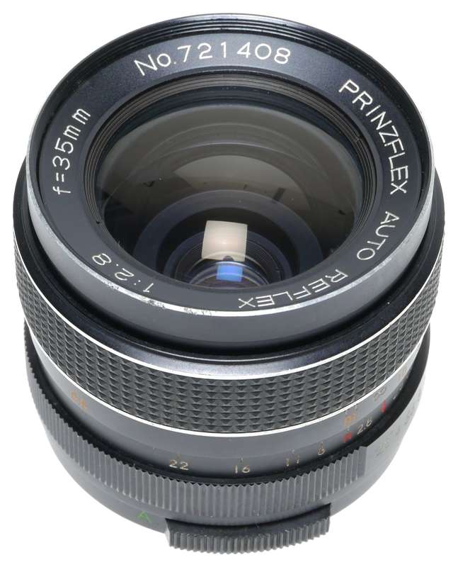 Prinzflex Auto Reflex 1:2.8 f=35mm Pentacon Praktica IV-F Lens M42