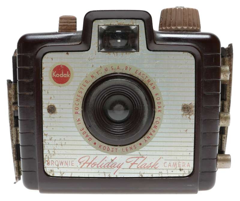 Kodak Brownie Holiday Flash 127 Rollfilm Bakelite Camera
