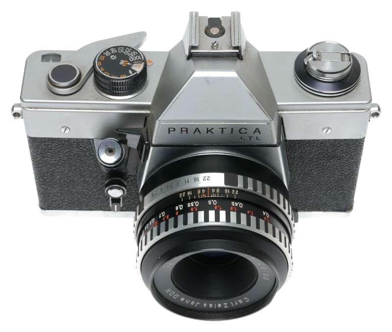 Pentacon Praktica LTL 35mm SLR Camera Carl Zeiss M42 Tessar 2.8/50