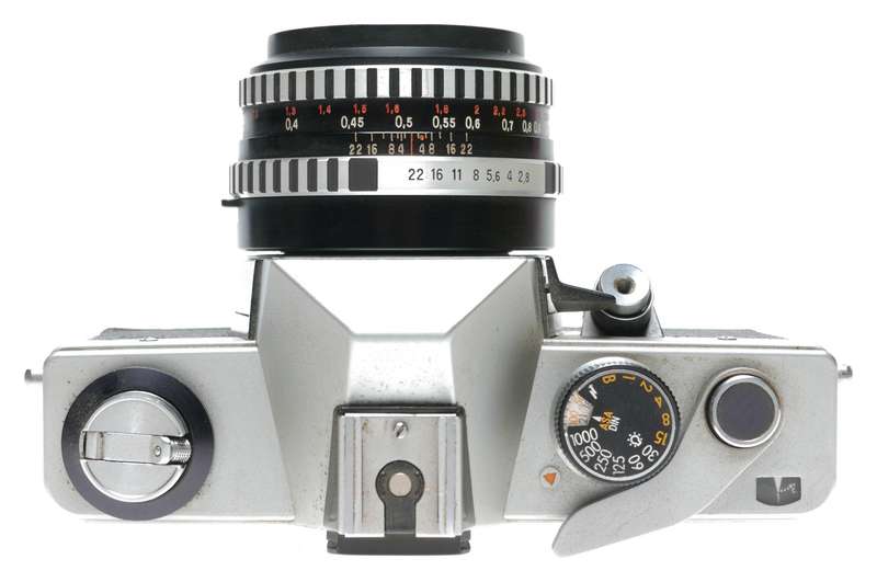 Pentacon Praktica LTL 35mm SLR Camera Carl Zeiss M42 Tessar 2.8/50