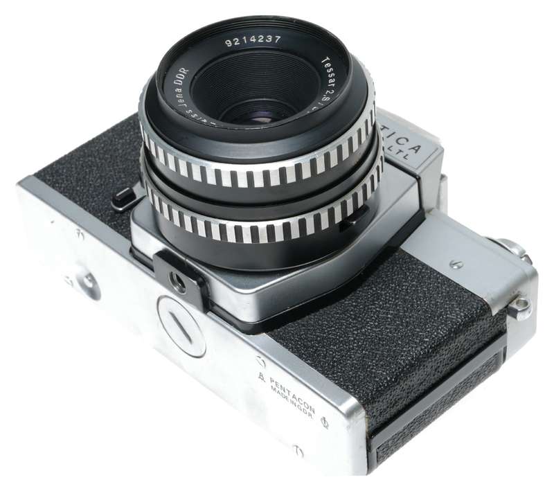 Pentacon Praktica LTL 35mm SLR Camera Carl Zeiss M42 Tessar 2.8/50