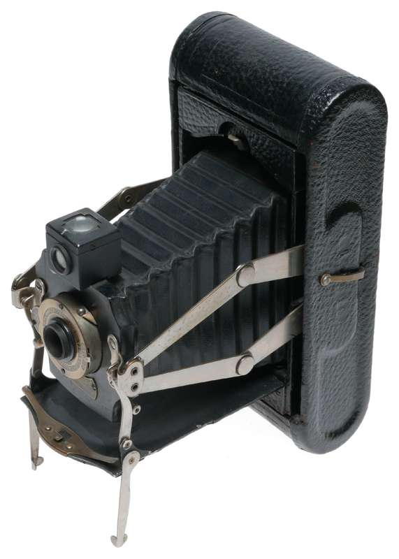 Kodak No.1A Pocket Automatic Model C Folding Camera Bausch Lomb Shutter