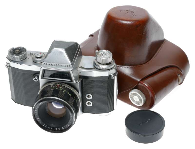 Pentacon Praktica IV FB 35mm SLR Camera Original Leather Pouch