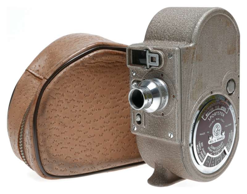 Bell Howell Filmo Sportster Double 8 Film Cine Camera