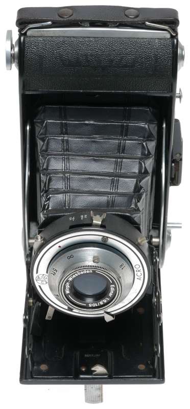 Wirgin Auta Folding 120 Rollfilm Dual Format Camera Edinar 1:6.8/105