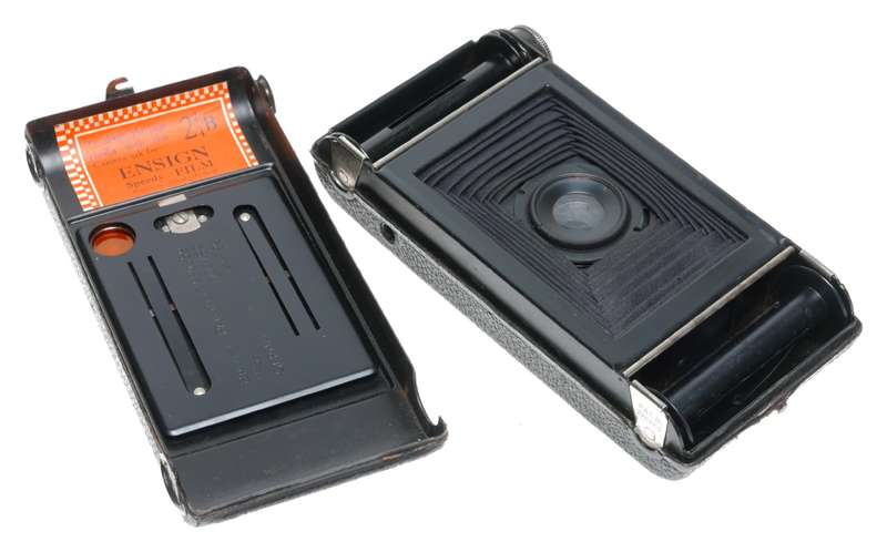 Ensign Carbine No.3 120 Rollfilm Folding Camera Lukos F6.3 10.5cm