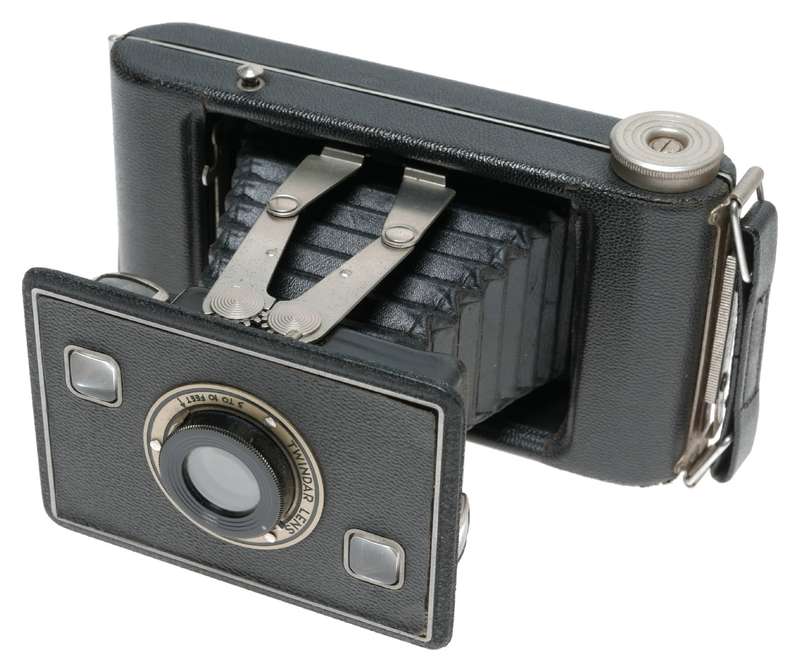 Kodak Jiffy Series II Medium Format 616 Film Folding Camera Twindar Lens