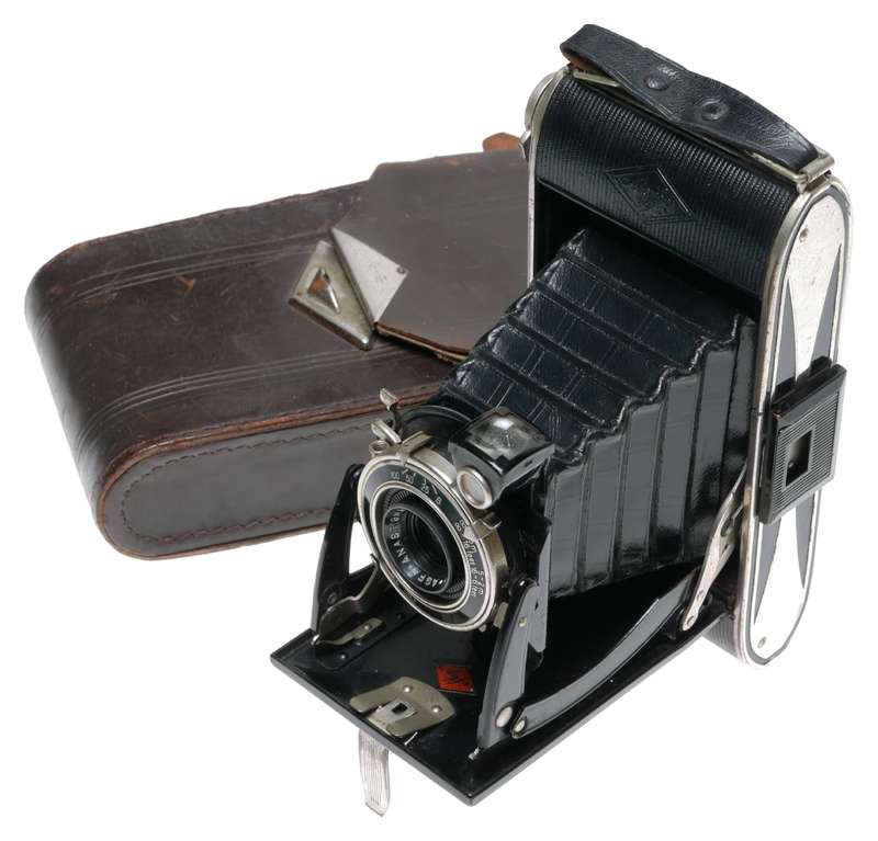 Agfa Billy Record 6x9 Folding Art Deco Camera Jgestar F:7.7/100mm