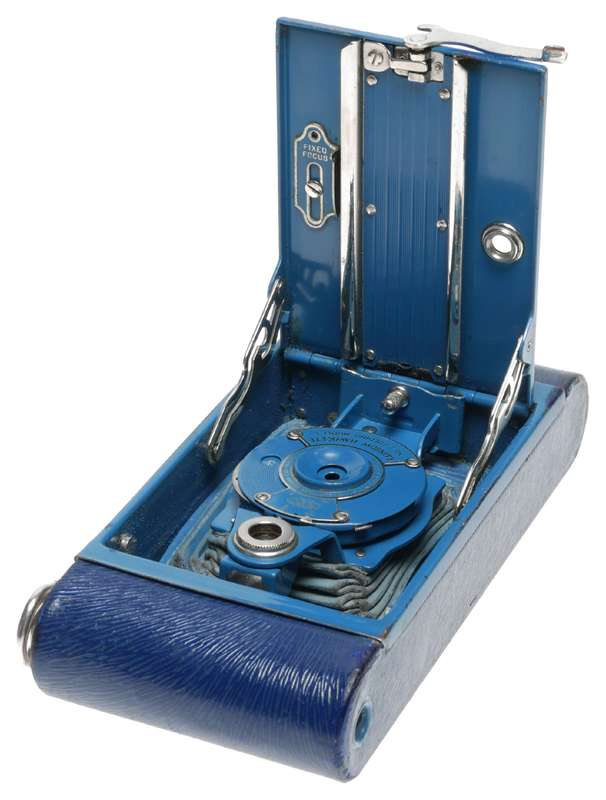 Kodak Rainbow Blue Hawk-Eye No.2 Folding Camera Model C Rare