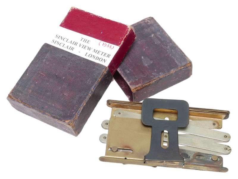 J.A. Sinclair Viewmeter Vintage Camera Folding Frame Finder