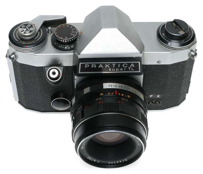 Pentacon Praktica Super TL FX Camera Meyer Optik Oreston 1.8/50
