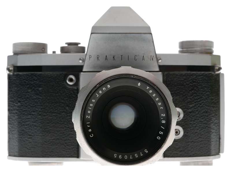 Pentacon Praktica IV Version 2 Camera Carl Zeiss Jena Tessar 2.8/50