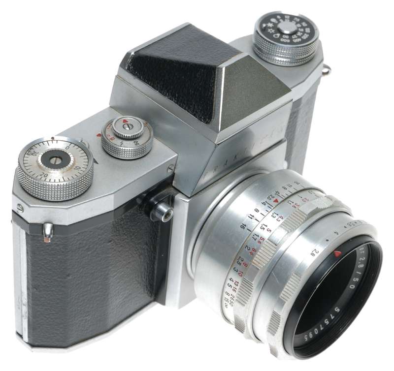 Pentacon Praktica IV Version 2 Camera Carl Zeiss Jena Tessar 2.8/50