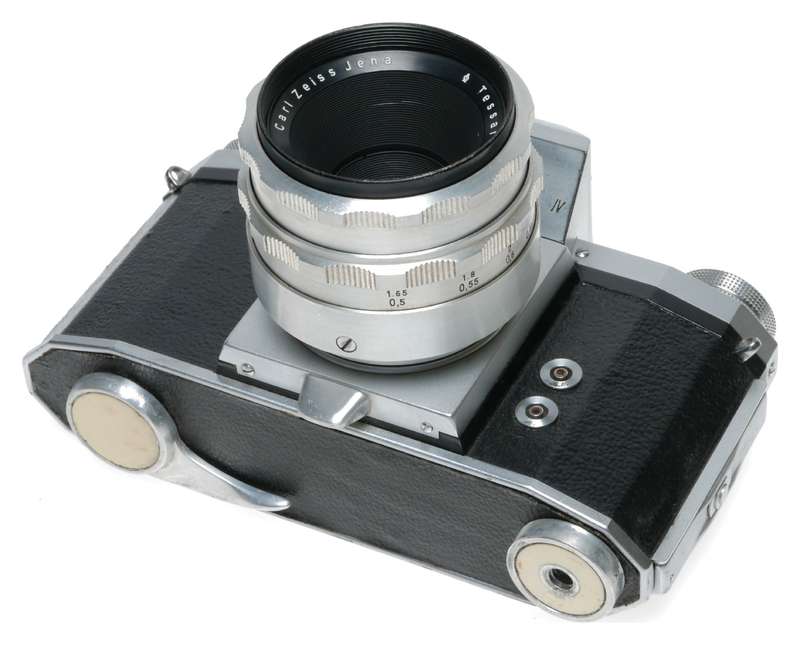 Pentacon Praktica IV Version 2 Camera Carl Zeiss Jena Tessar 2.8/50