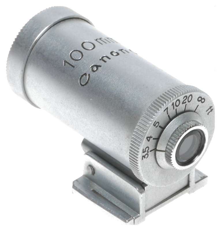 Canon 100mm Universal Hot Shoe RF Camera View Finder