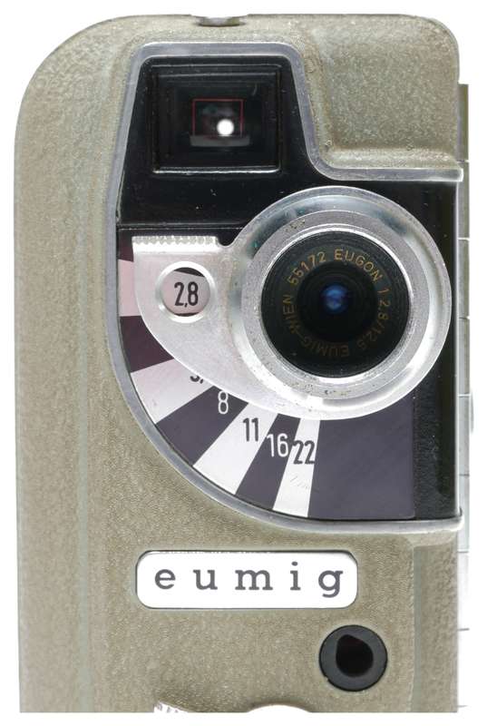 Eumig Electric 8mm Film Cine Camera Eugon 1:2.8/12.5 Original Case