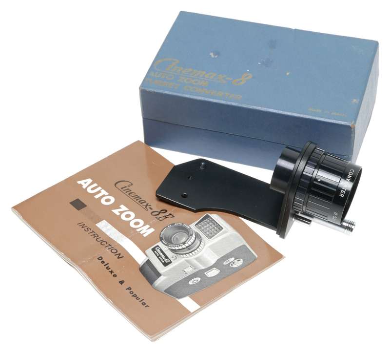 Cinemax-8E Auto Zoom Camera Turret Wide Converter 0.55X Original Box
