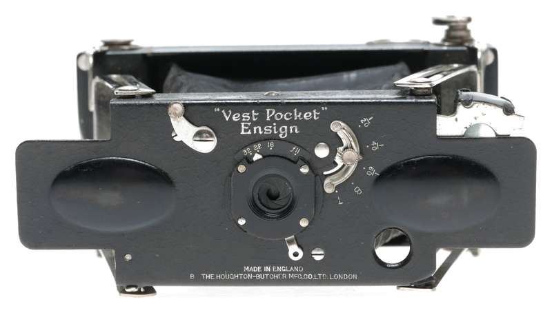 Houghton Butcher Ensign Vest Pocket Folding Camera in Pouch