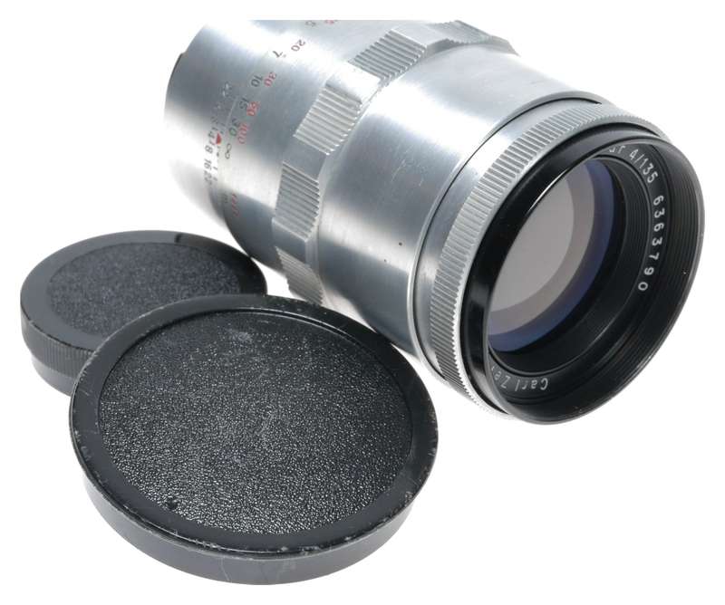 Carl Zeiss Jena Sonnar 4/135 Exakta Exa Camera Lens