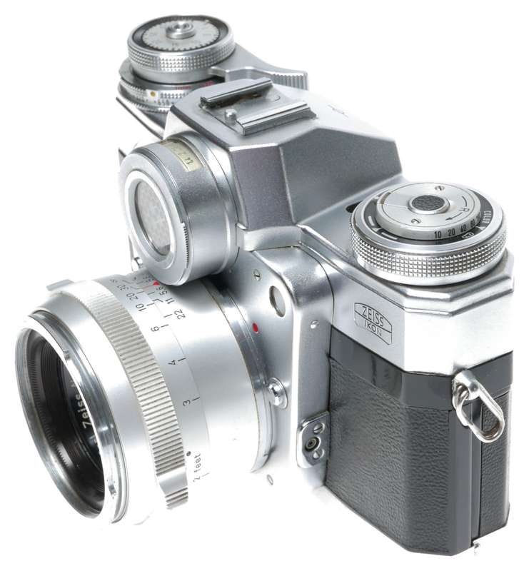 Zeiss Ikon Contarex Bullseye SLR Camera Planar 1:2 f=50mm Lens