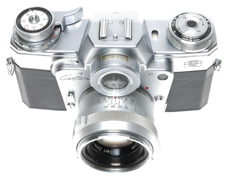 Zeiss Ikon Contarex Bullseye SLR Camera Planar 1:2 f=50mm Lens