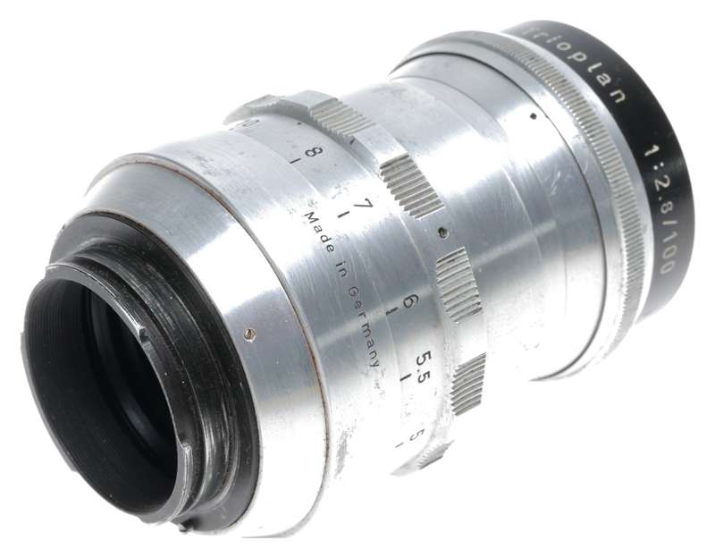 Meyer-Optik Trioplan 1:2.8/100 Lens Exa Exakta Mount