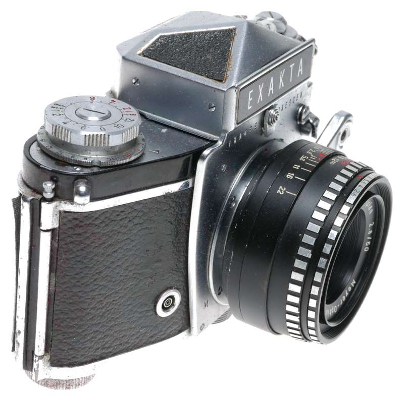 Exakta Varex IIa Version 5 Ihagee SLR Camera Meyer Optik Domiplan 2.8/50