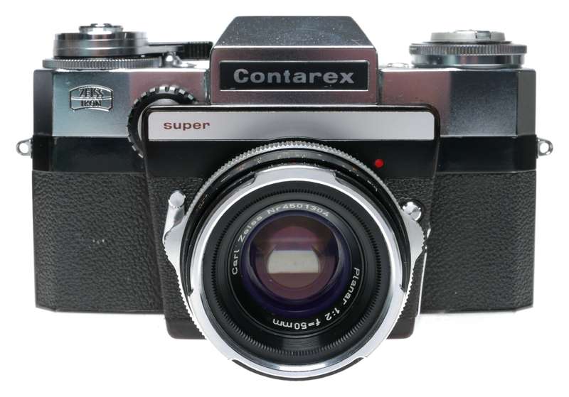 Contarex Super 2nd Model SLR Camera Carl Zeiss Planar 1:2 f=50mm