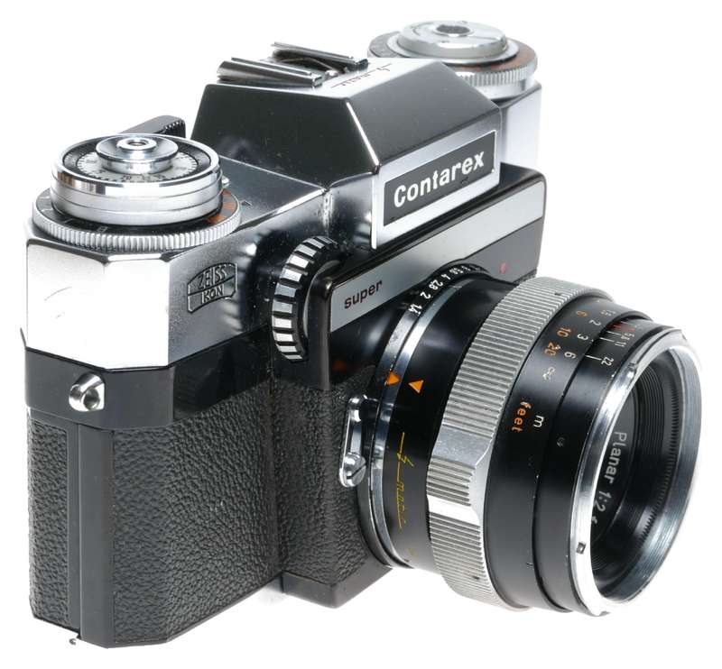 Contarex Super 2nd Model SLR Camera Carl Zeiss Planar 1:2 f=50mm