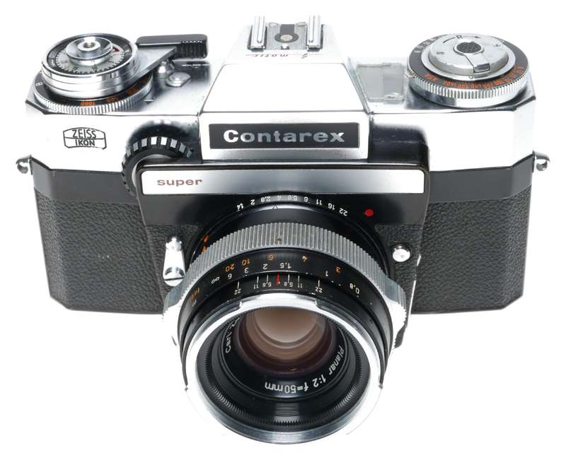 Contarex Super 2nd Model SLR Camera Carl Zeiss Planar 1:2 f=50mm