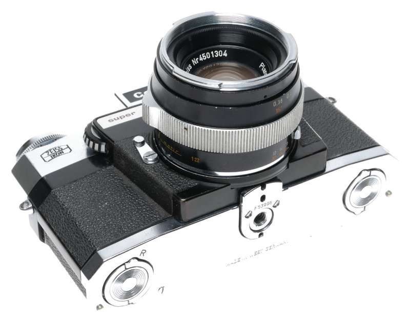 Contarex Super 2nd Model SLR Camera Carl Zeiss Planar 1:2 f=50mm