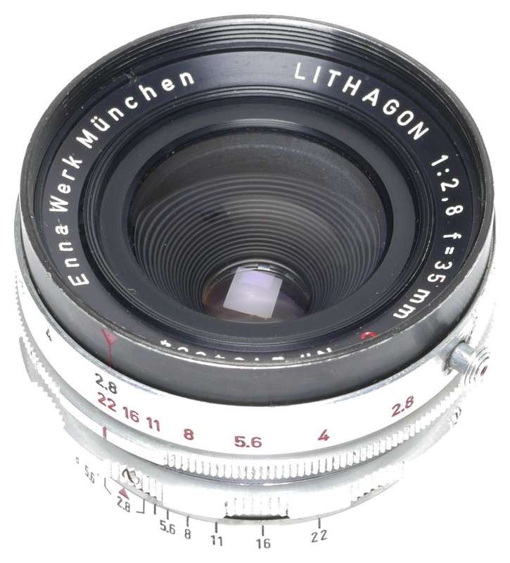 Enna Werk Lithagon Wide-Angle 2.8/35 Bayonet Exakta Mount Lens