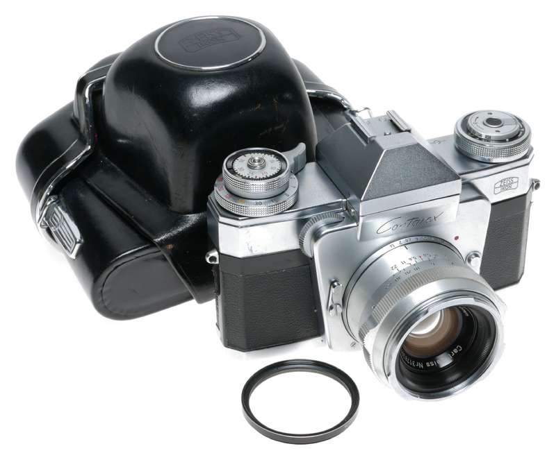 Zeiss Ikon Contarex Special SLR Camera Prism Finder Planar 1:2 f=50mm