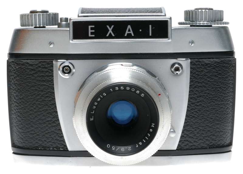 Ihagee EXA I 35mm SLR Film Camera Meritar 2.9/50 in Original Box