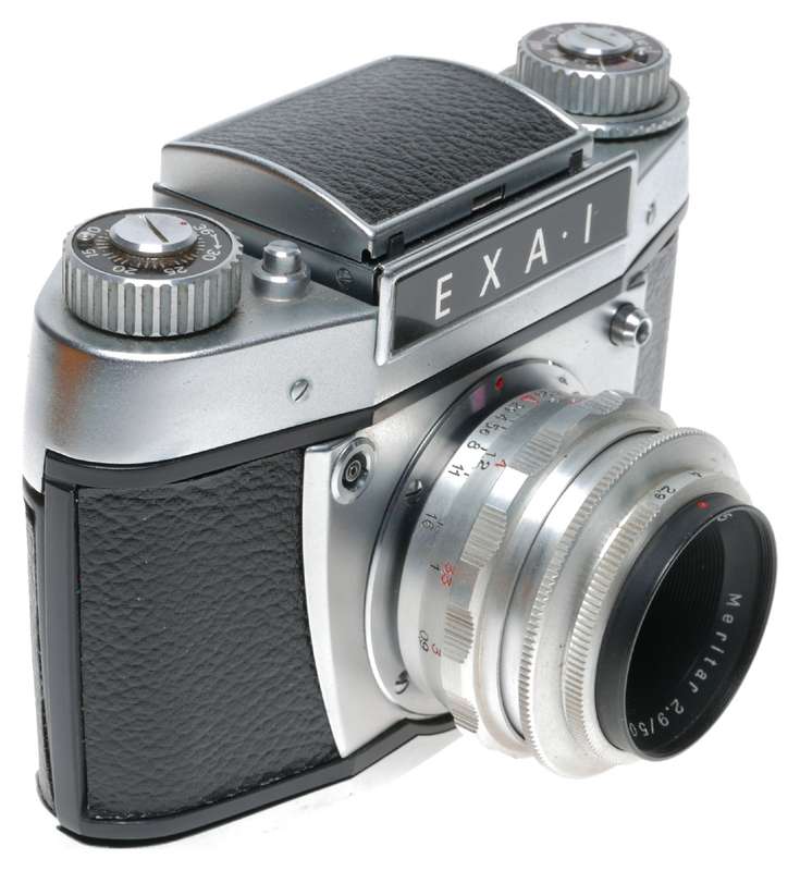 Ihagee EXA I 35mm SLR Film Camera Meritar 2.9/50 in Original Box