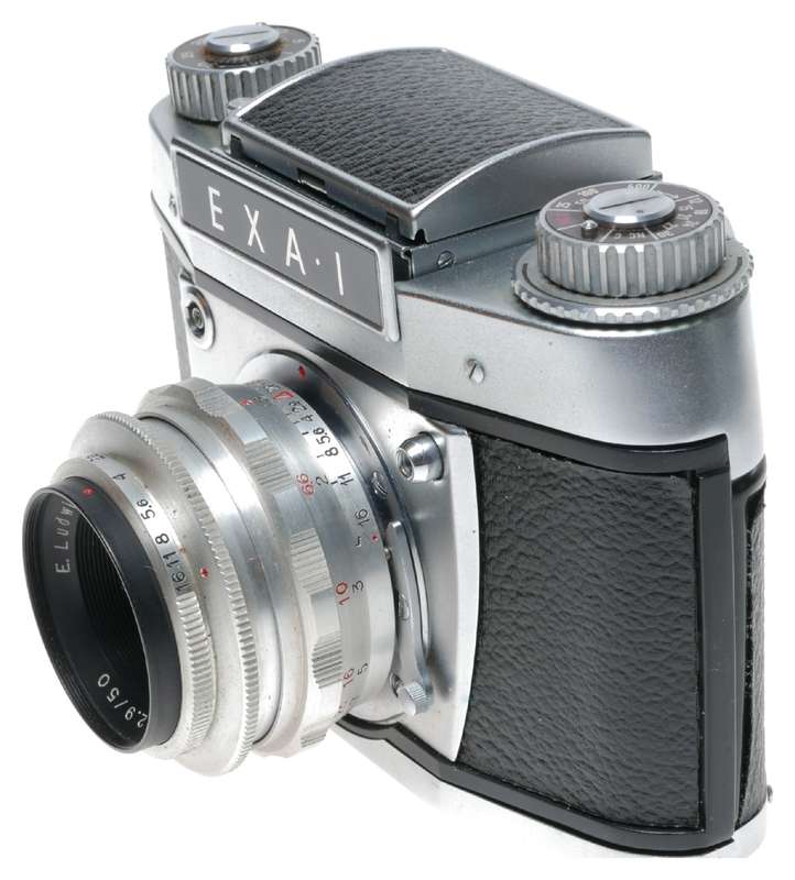 Ihagee EXA I 35mm SLR Film Camera Meritar 2.9/50 in Original Box