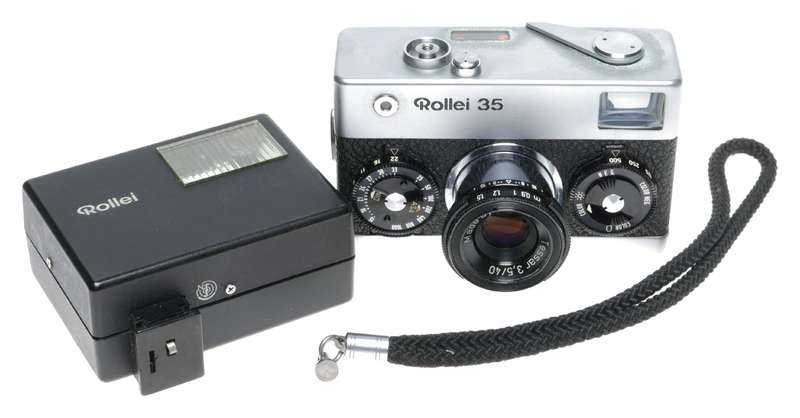 Rollei 35 Compact Miniature 35mm Film Camera Flash Unit