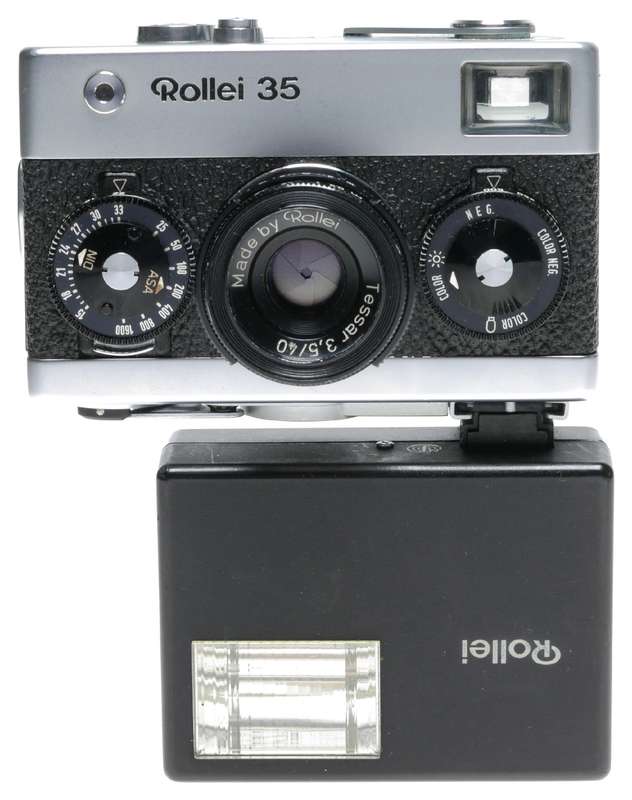 Rollei 35 Compact Miniature 35mm Film Camera Flash Unit