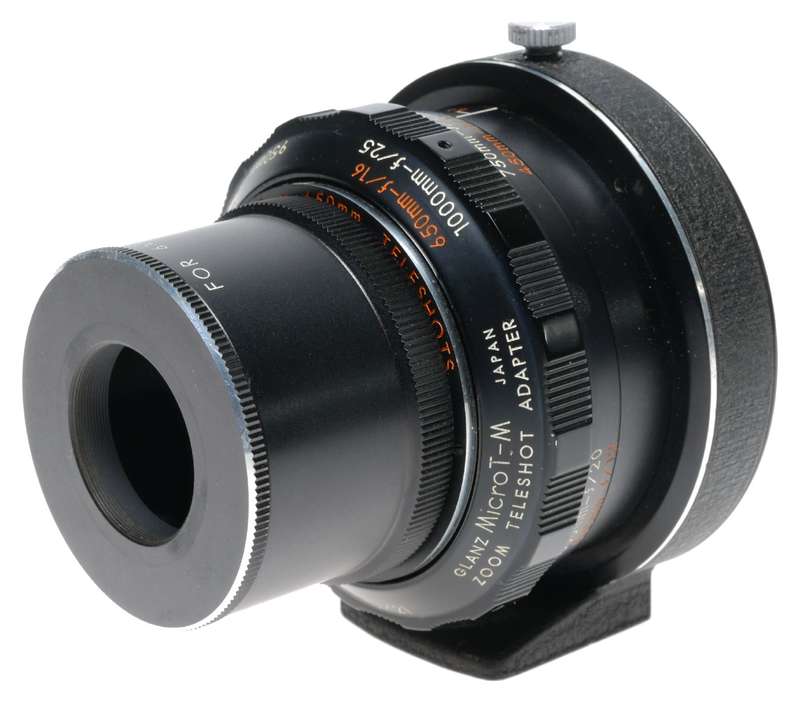 Glanz Micro T-M Zoom Teleshot Adapter 650-1000mm Exa Exakta Mount