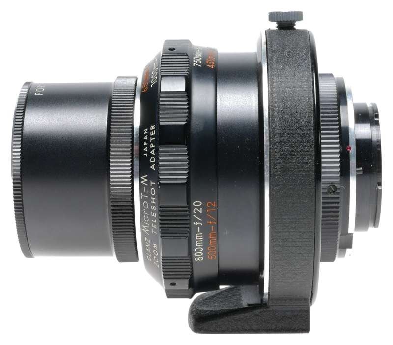 Glanz Micro T-M Zoom Teleshot Adapter 650-1000mm Exa Exakta Mount