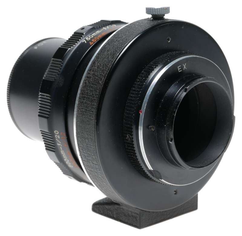 Glanz Micro T-M Zoom Teleshot Adapter 650-1000mm Exa Exakta Mount