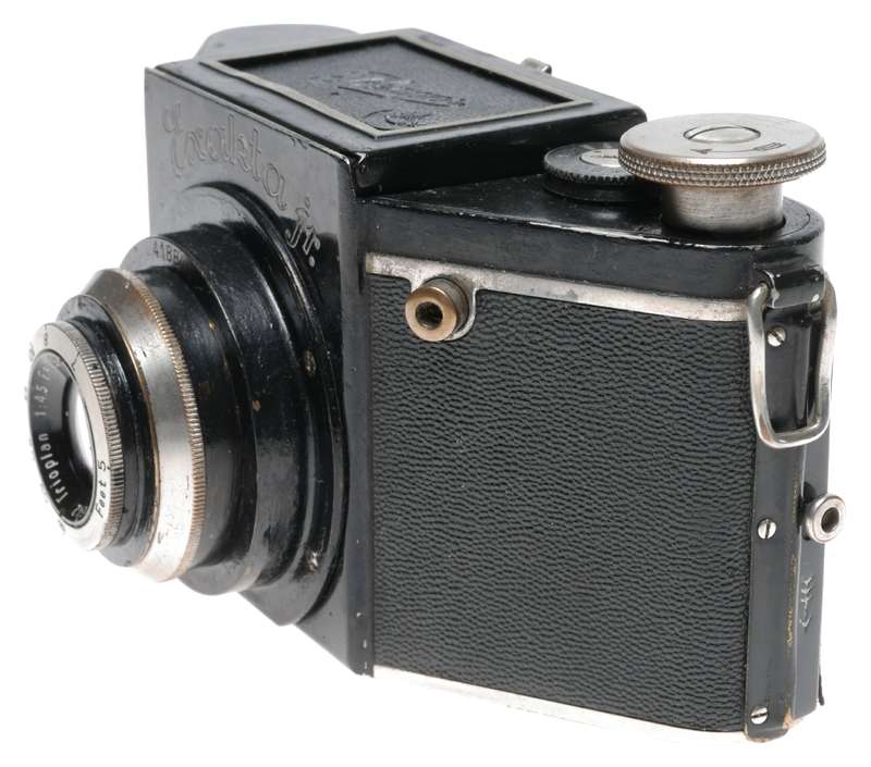 Ihagee Exakta VP jr. Version 2 nr.418840 Meyer Trioplan 1:4.5 f=7.5cm