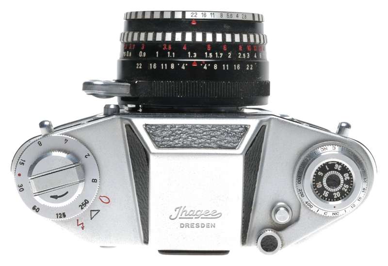 Ihagee EXA-IIa 35mm Film Camera Meyer Optik Domiplan 2.8/50