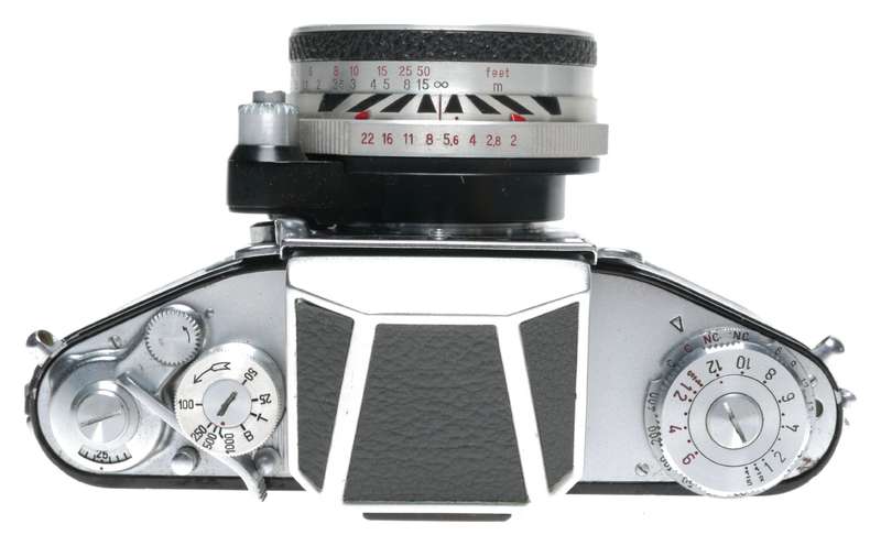 Ihagee Varex Exakta IIa Version 5.2 SLR Camera Pancolar 2/50 Lens