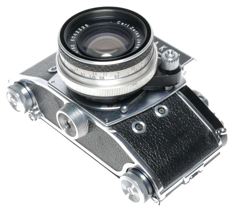 Ihagee Varex Exakta IIa Version 5.2 SLR Camera Pancolar 2/50 Lens