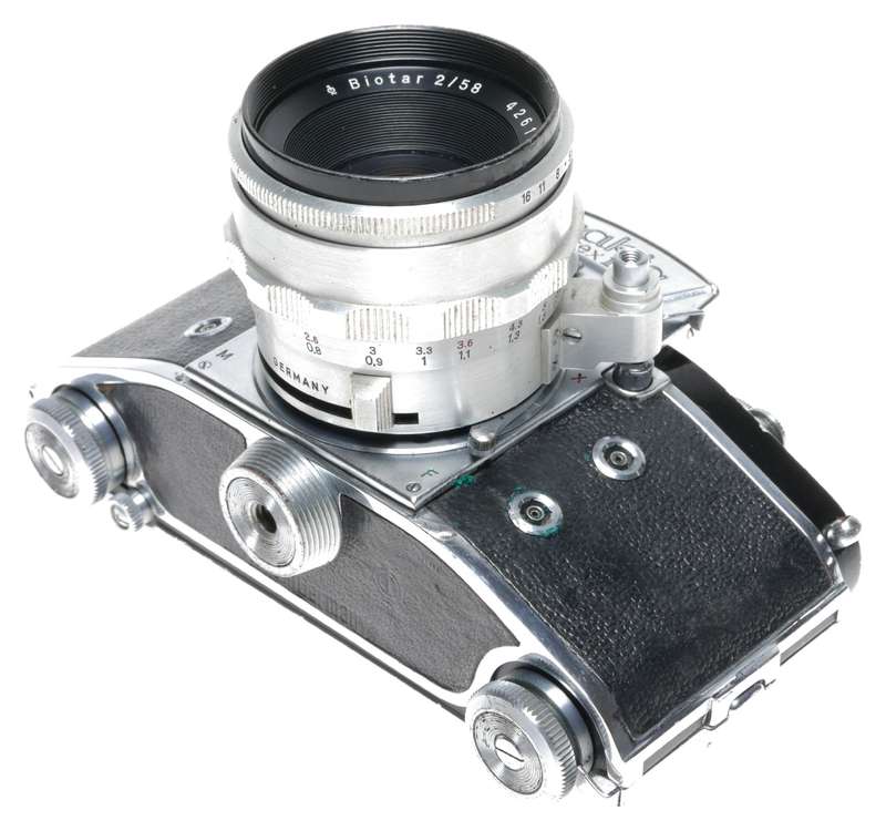 Ihagee Exakta Varex IIa 35mm SLR Film Camera Biotar 2/58