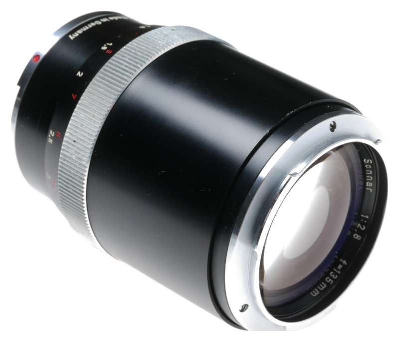 Carl Zeiss Sonnar 1:2.8 f=135mm Contarex Camera Telephoto Lens
